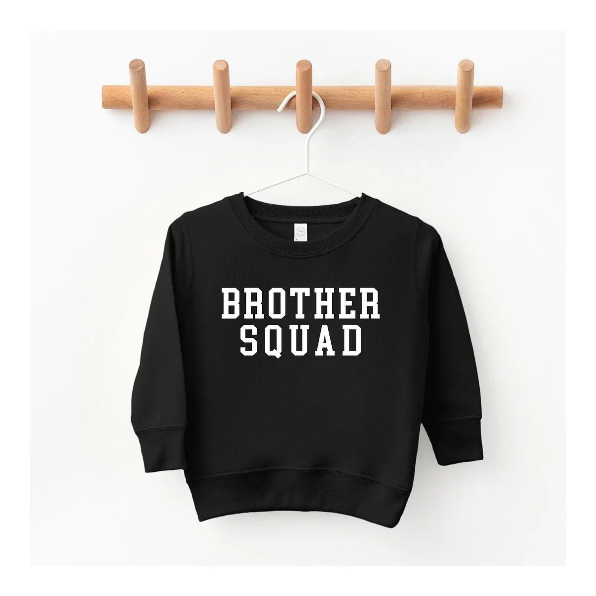Детский свитшот с принтом Brother Squad The Juniper Shop, Black