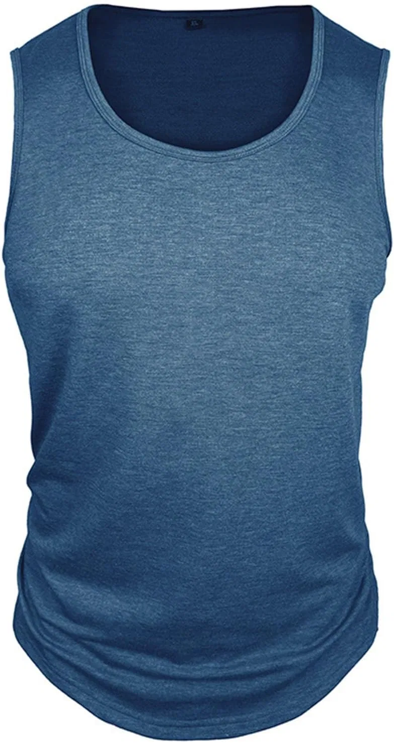 Мужская майка для тренировок Muscle Tank, Blue — фото 3
