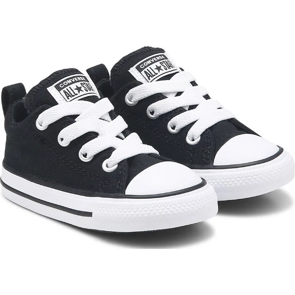 Детские низкие кроссовки Chuck Taylor All Star Madison для малышей Converse, Black/White