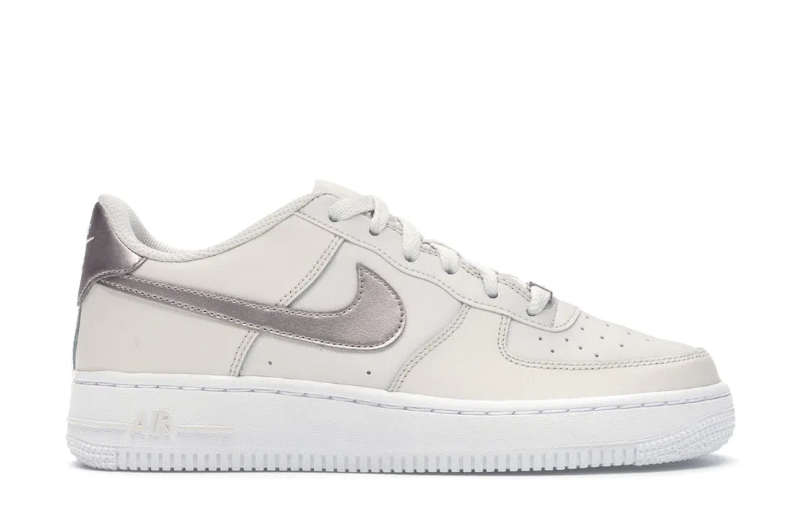 Детские кроссовки с низким силуэтом Nike Air Force 1 Low, Phantom/White-Metallic Red Bronze