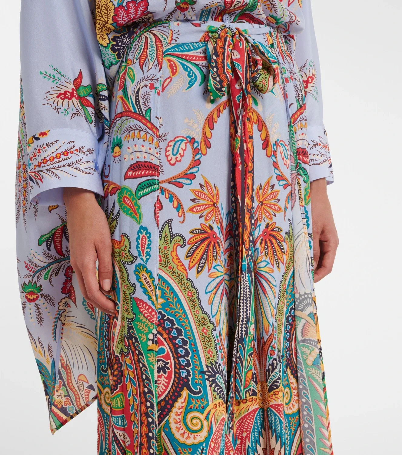 Широкие брюки пэйсли ETRO, мультиколор — фото 3