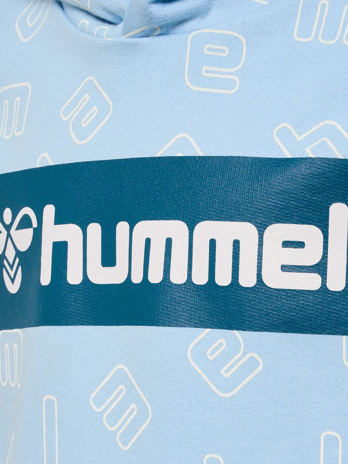 Детское худи с принтом Hmlflow Hummel, Azurblau Hellblau — фото 4