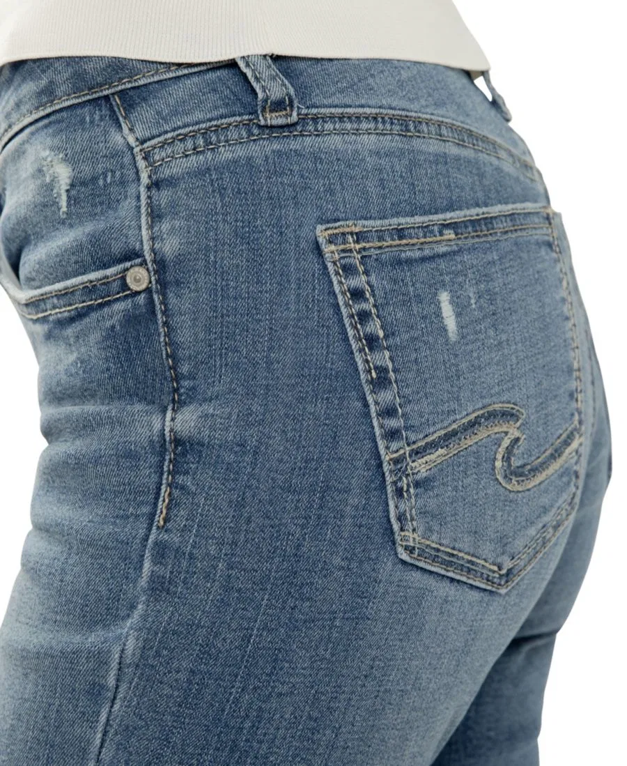 Женские джинсы Suki Mid-Rise Slim Bootcut Silver Jeans Co., Kickin It — фото 4