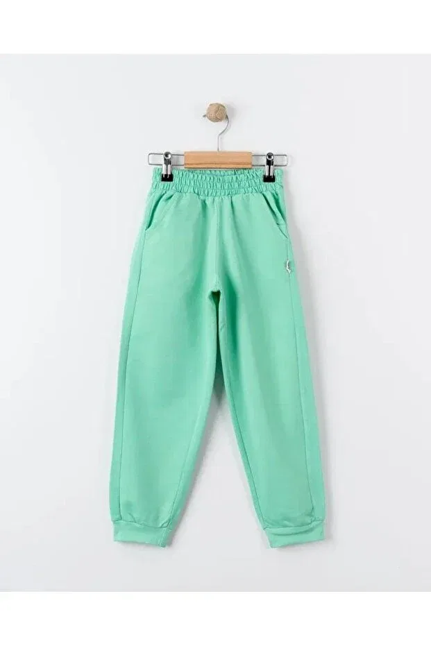 Детские спортивные штаны для девочек с принтом Tiffany, Mint Green