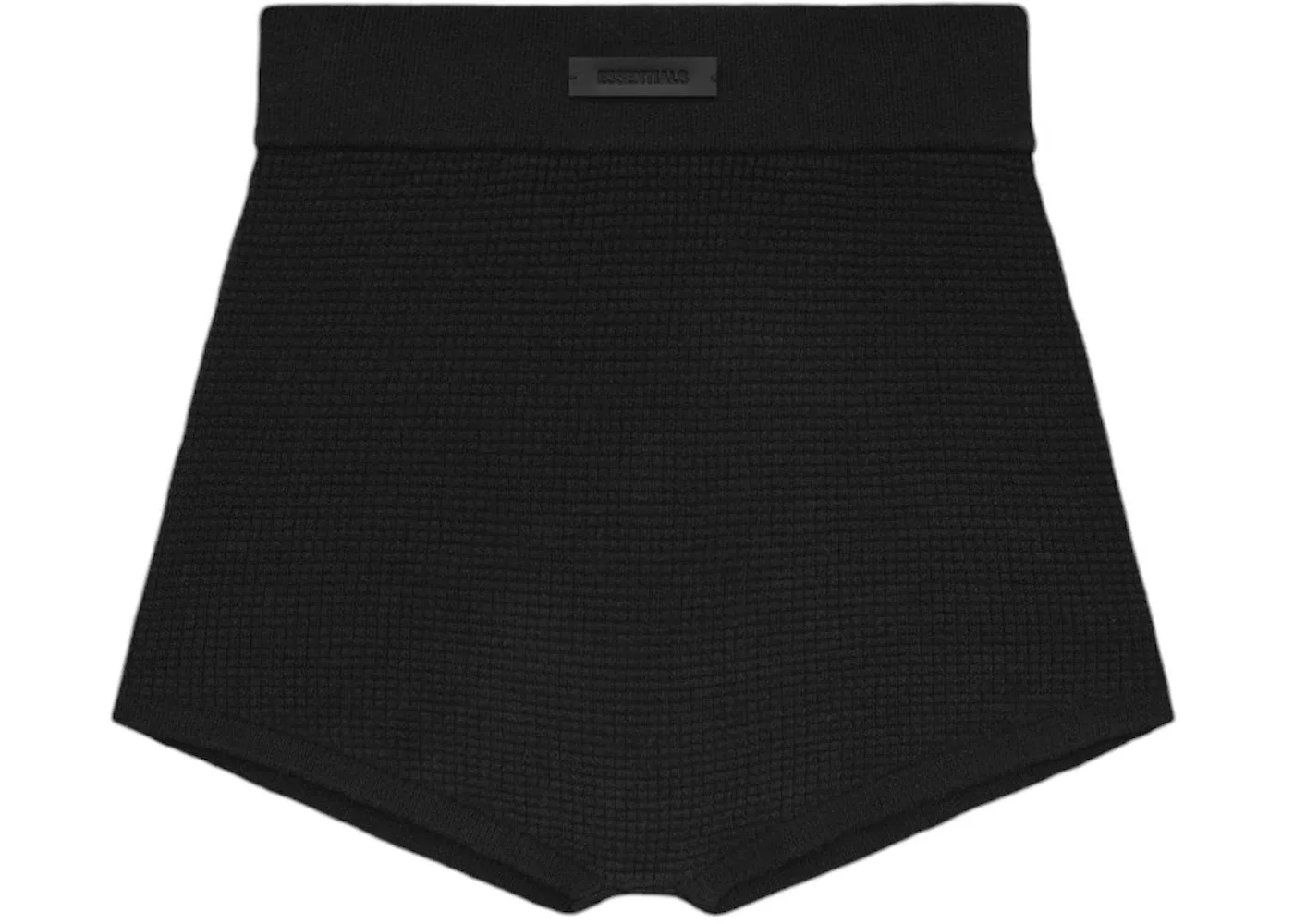 Женские шорты с вафельным трикотажем Short Fear of God, Black