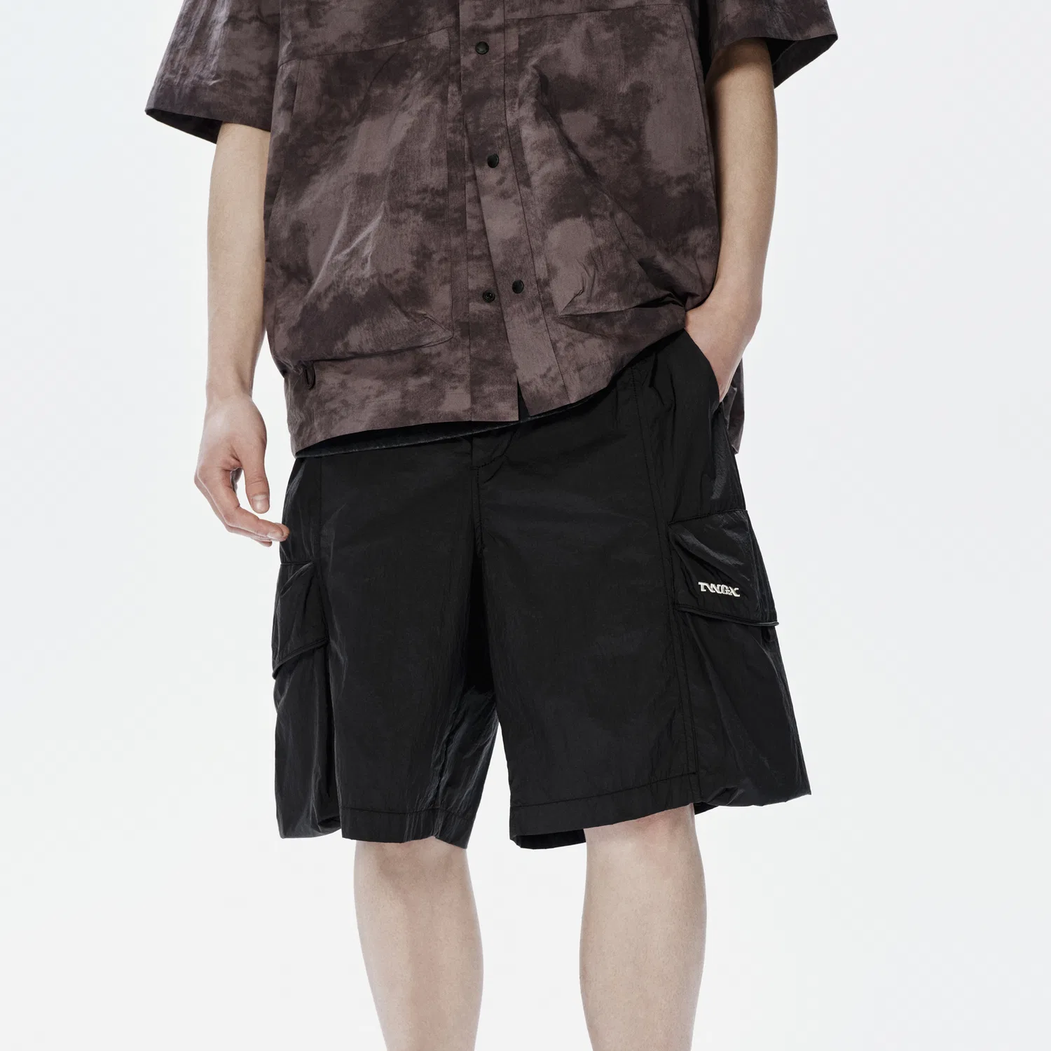 Детские шорты в стиле кэжуал с принтом Evergreen Collection Teenie Weenie Men, Black — фото 4