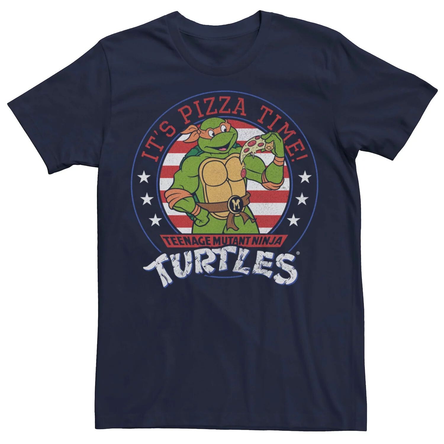 

Мужская футболка Ninja Turtle Mikey Americana Licensed Character