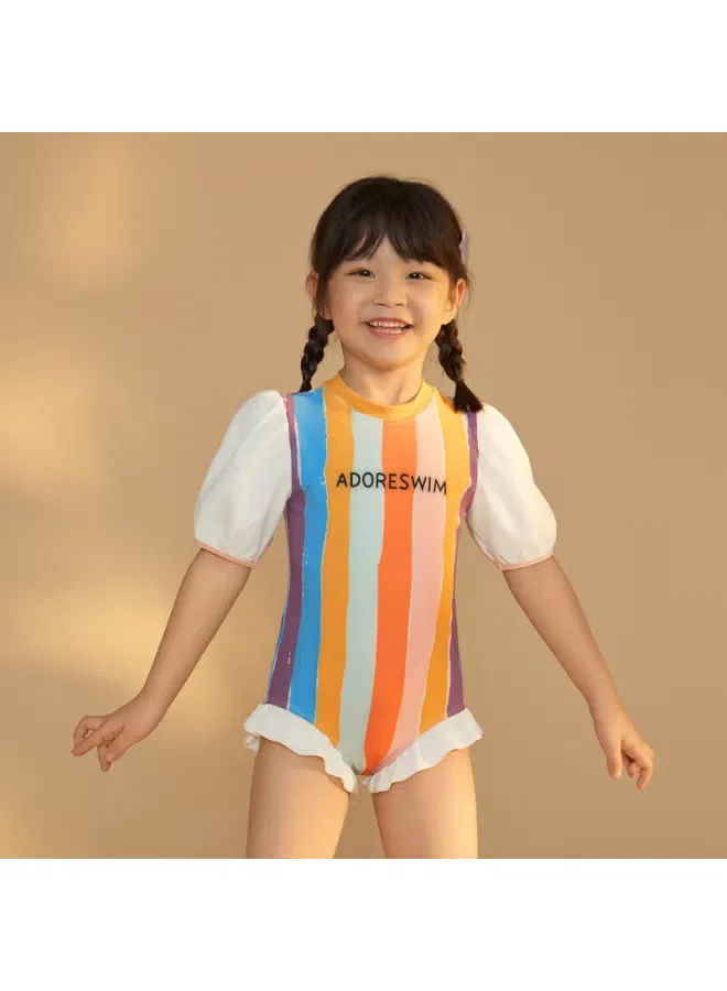Купальник детский с коротким рукавом Adoreswim