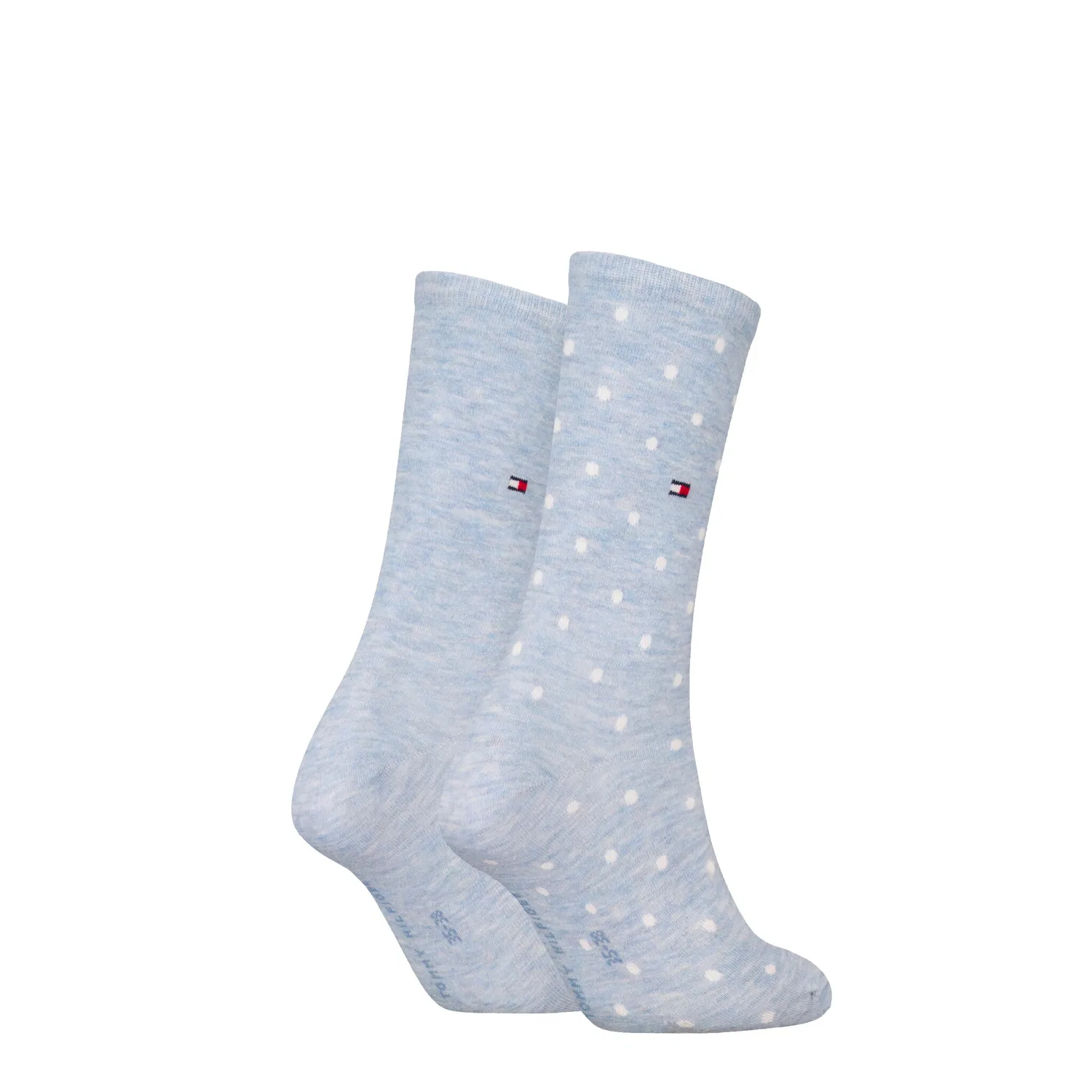 Женские классические носки Tommy Hilfiger, Light Blue Melange — фото 2