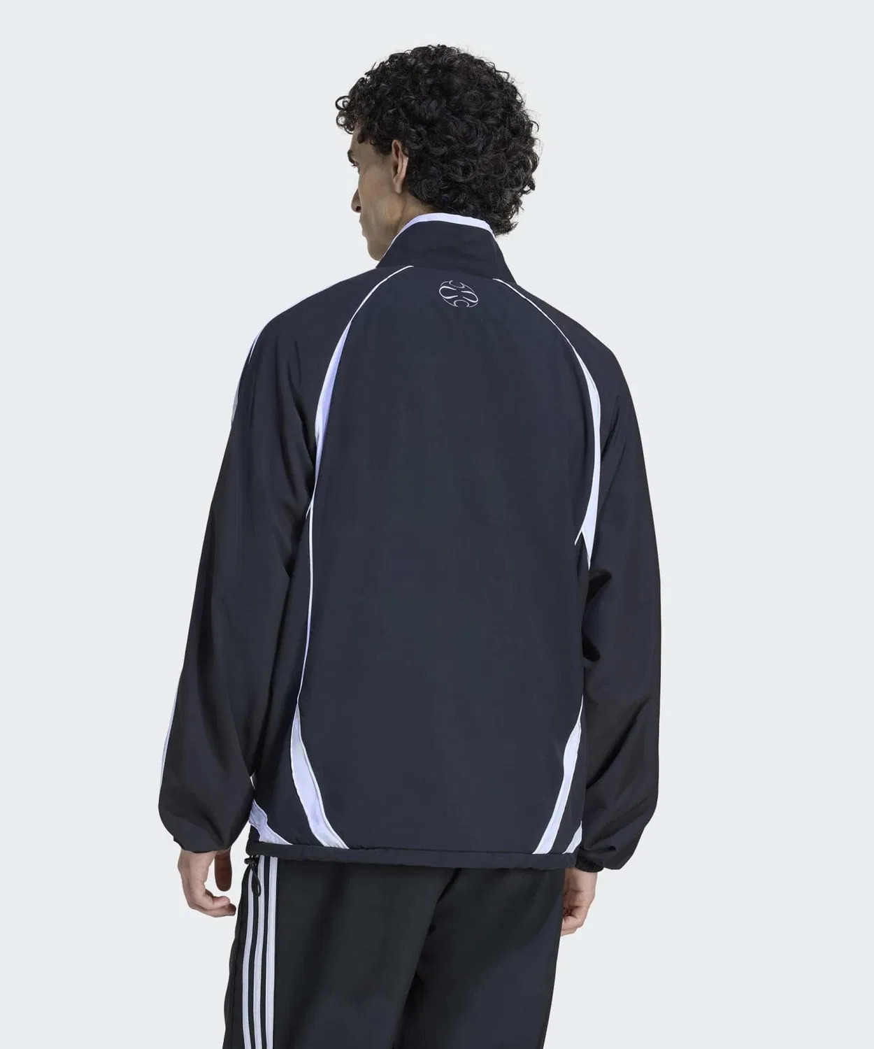 Мужское/Женское худи с принтом Teamgeist Adidas, Black — фото 2