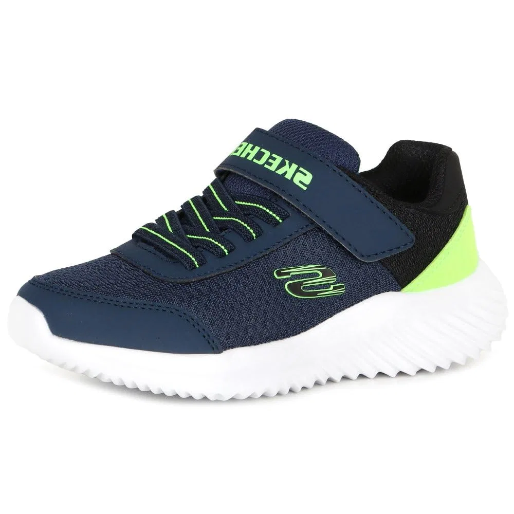 Детские кроссовки для мальчиков с липучками Trekzic Bounder Skechers, Marine