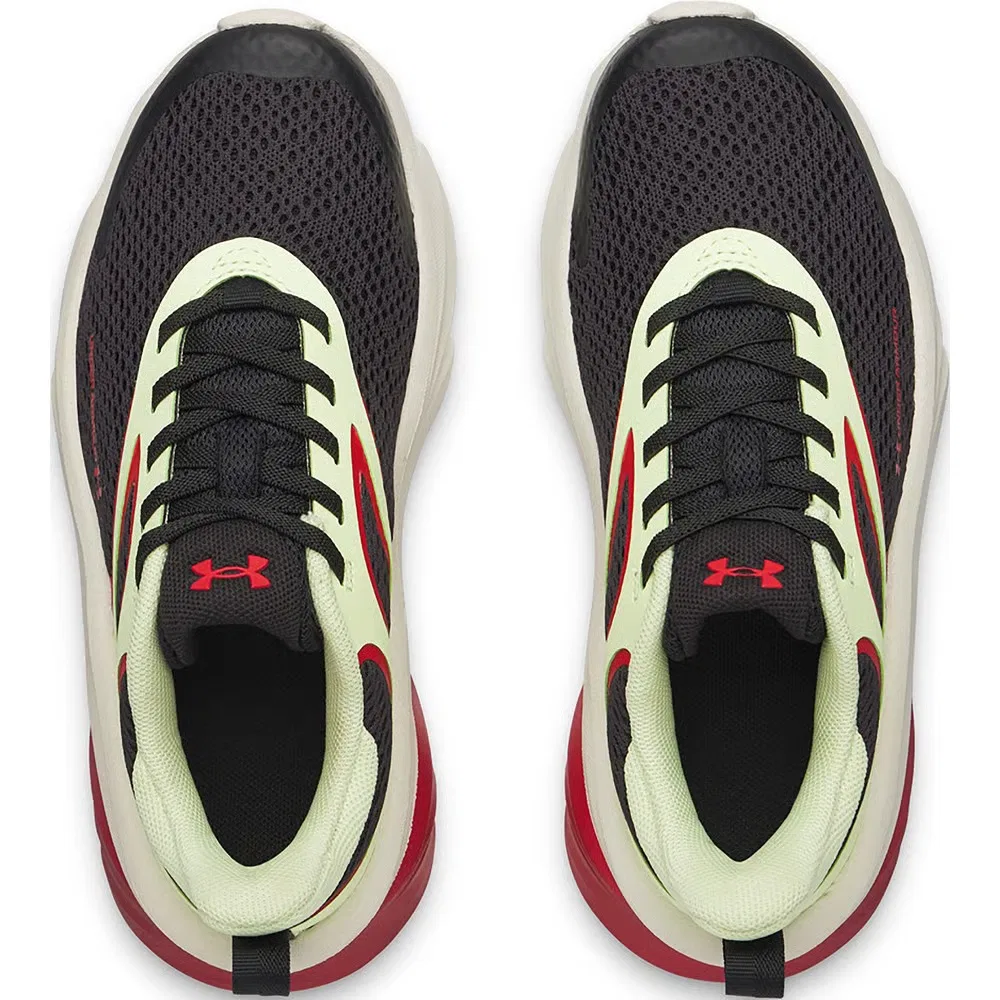 Детские кроссовки Rogue 6 Al для бега Under Armour, Black/Green/ Red — фото 2