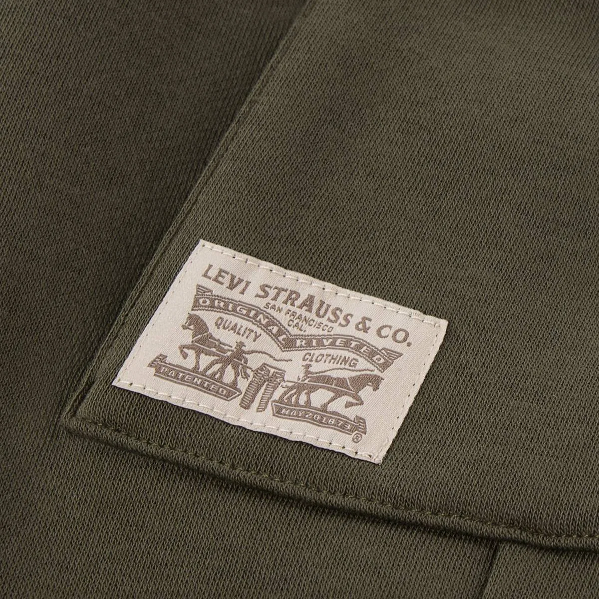 Детские штаны Two horse baggy cargo для мальчиков 2-4 лет Levi's, Olive Night - Green — фото 4