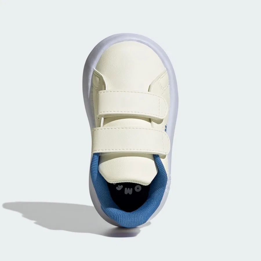Детские кроссовки с ремешками на липучке Advantage adidas, Белый — фото 4
