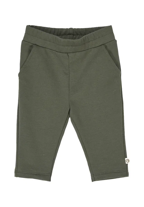 Брюки хлопковые Trousers Musli By Green Cotton deep green, темно-зеленый