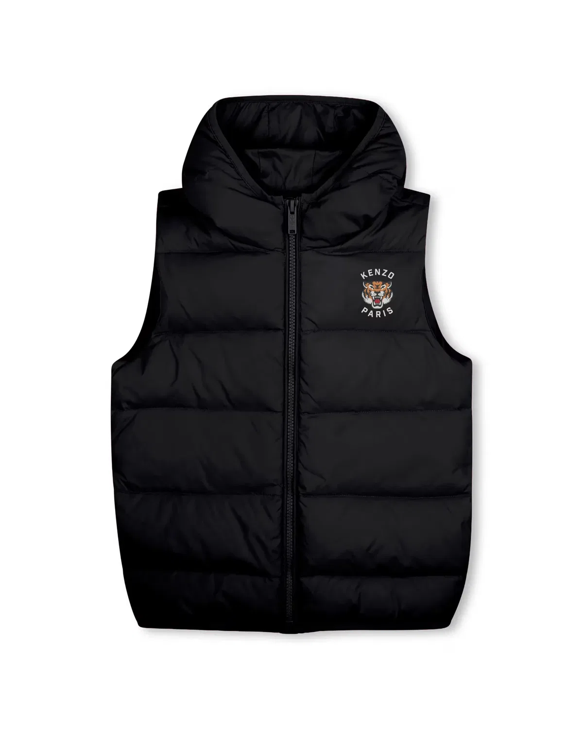 Детский пуховик для мальчиков стеганый Kenzo Kids, Negro