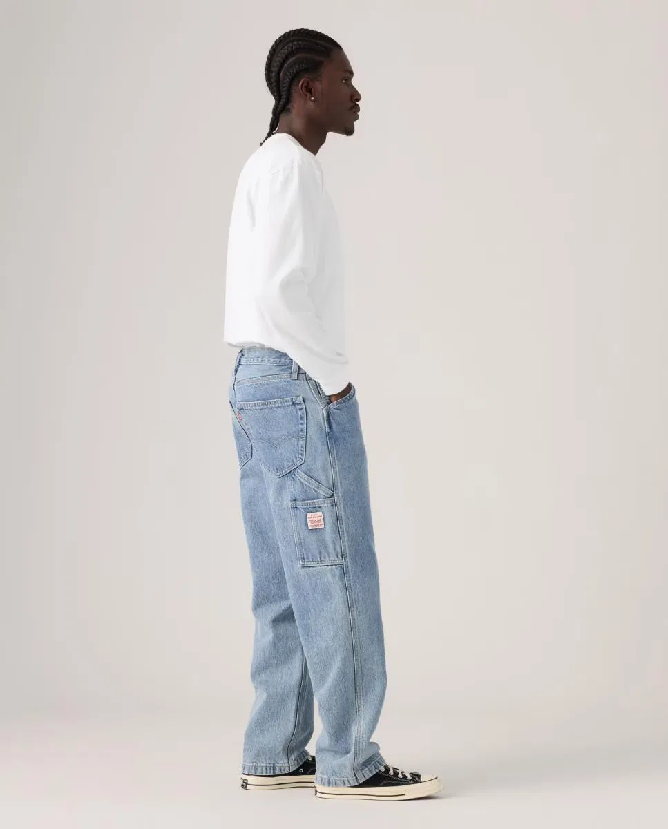 Мужское свободные джинсы, Vaquero 568 Loose Straight Carpenter, Levi's, голубой — фото 4