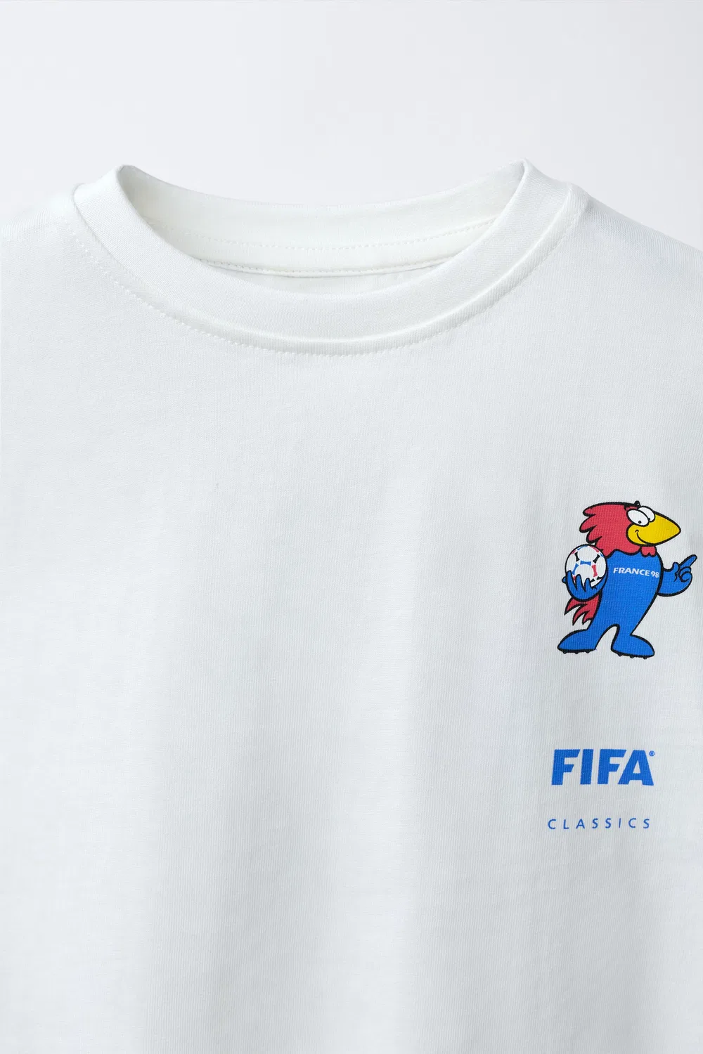 Футболка FIFA Classics с принтом - Чемпионат мира по футболу FIFA 1998 ZARA, White — фото 3