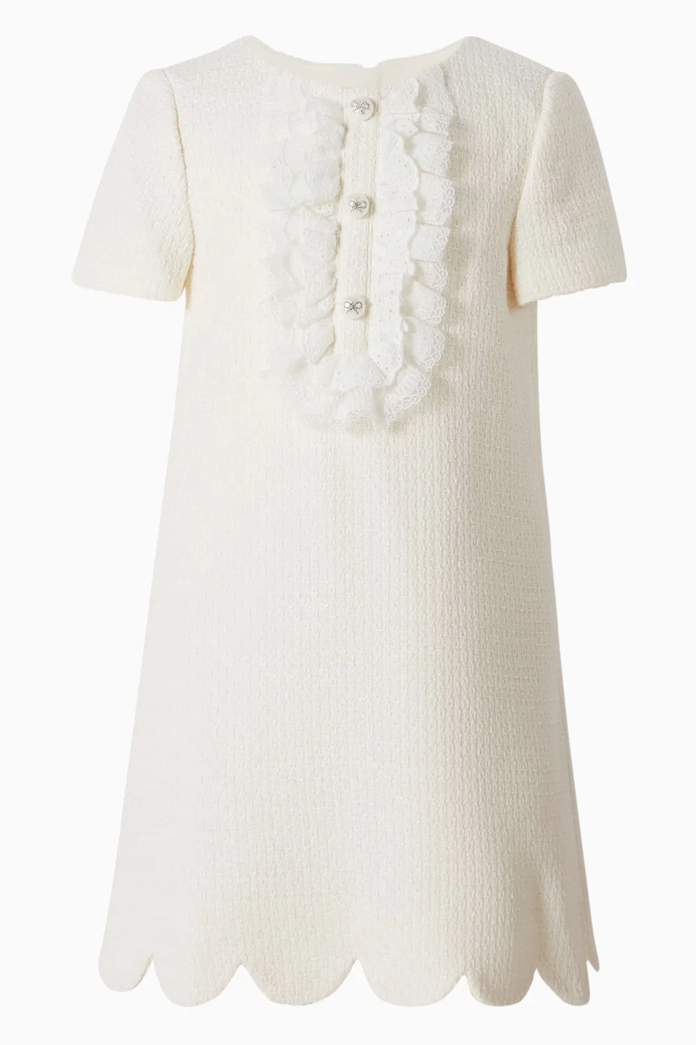 Платье с кружевным воротником Boucle Lace Bib Self Portrait