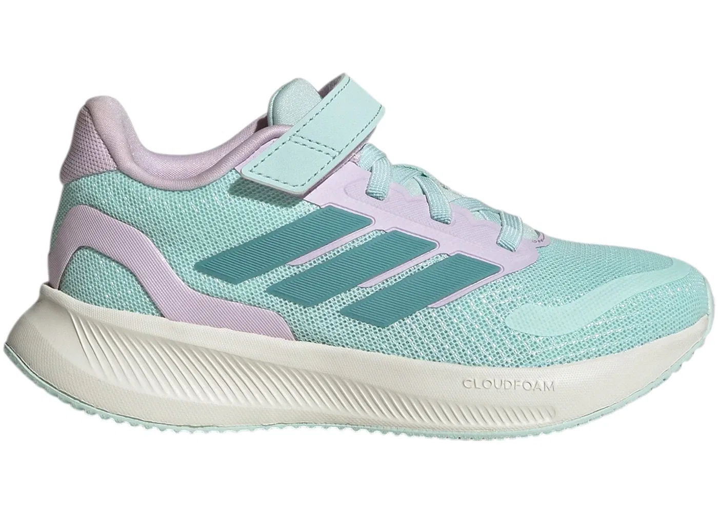 Детские кроссовки для бега с амортизацией Adidas Runfalcon 5, Halo Mint/Mint Ton/Ice Lavender