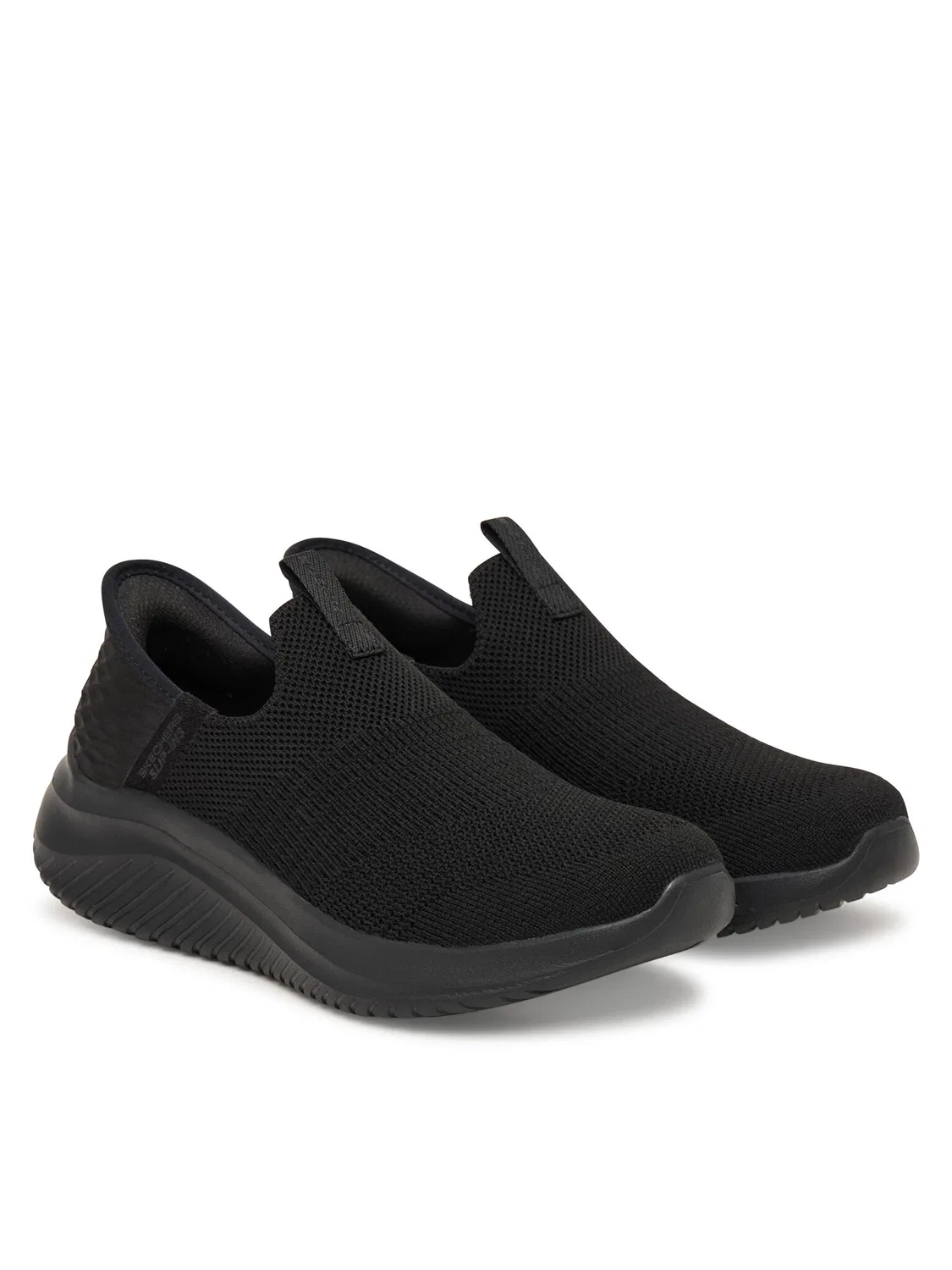 Кроссовки для мальчика Slip-Ins Ultra Flex Smooth Step Skechers, черный — фото 2