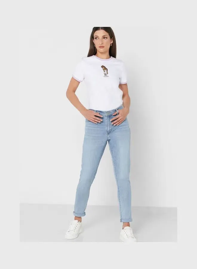 Джинсы с высокой посадкой скинни, Levi'S, синий