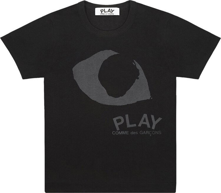 

Футболка Comme des Garçons PLAY T-Shirt 'Black', черный