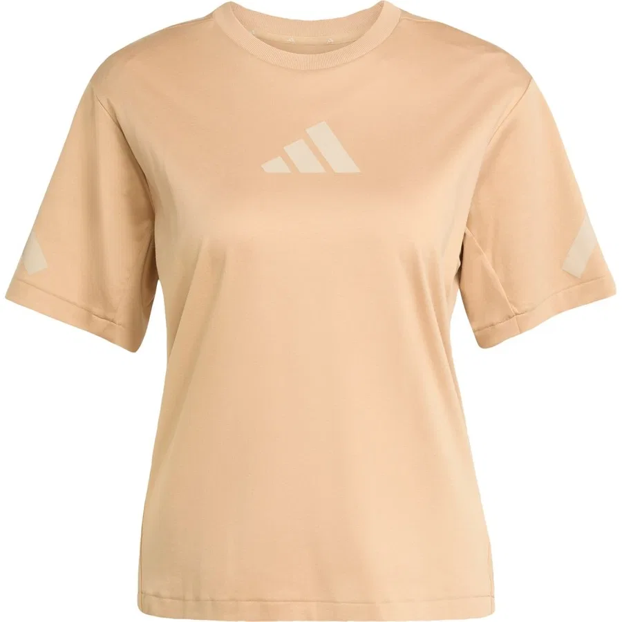 Футболка из хлопка с принтом Z.n.e. Tee adidas, Белый — фото 3