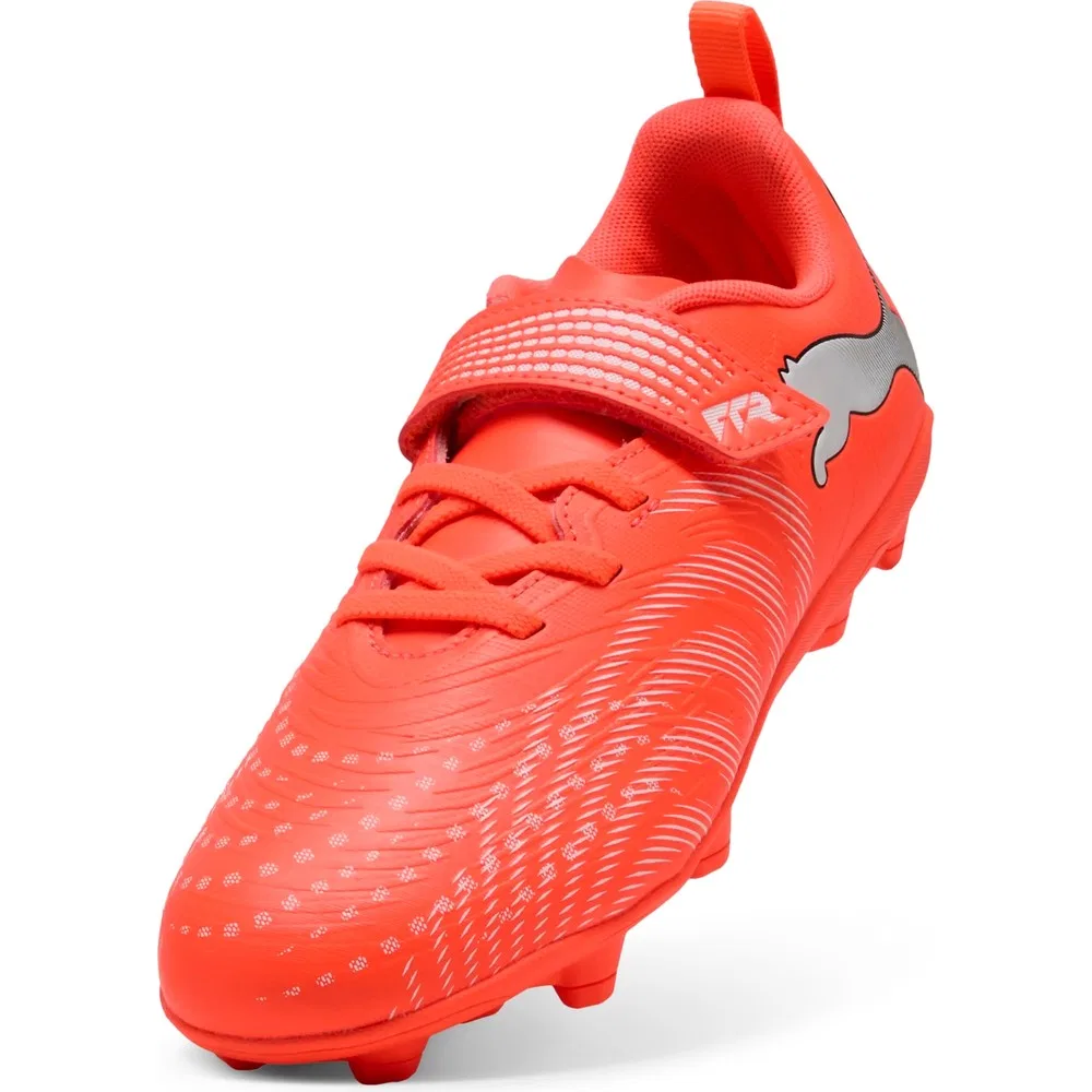 Детские футбольные бутсы для мальчиков Puma Future 9 Play V Fg/ag Rb Jr, Красный — фото 2