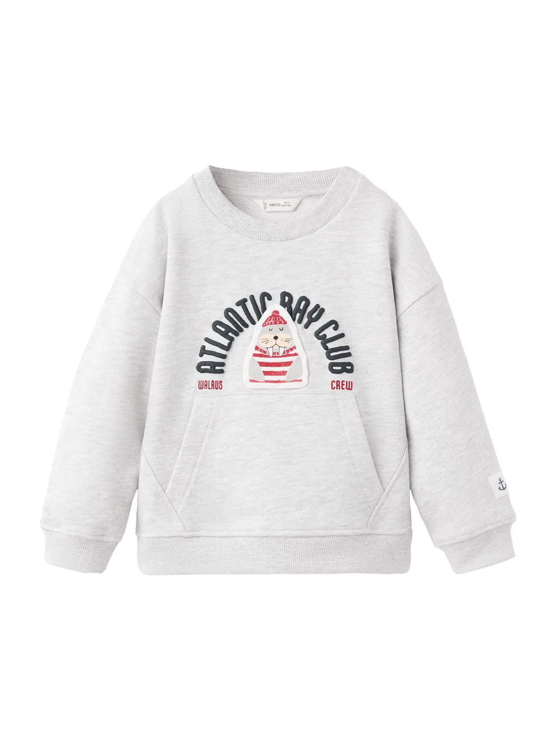 Толстовка 'FATLAN' Mango Kids, Light Grey
