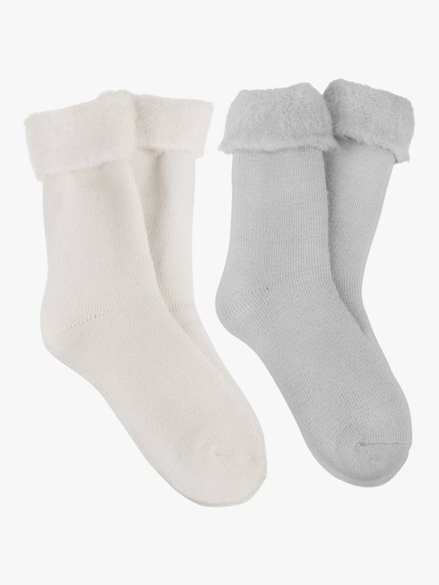 

Утепленные махровые носки Toasties для сна totes, Grey/Oat