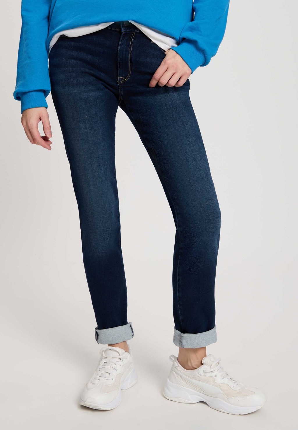 

Джинсы облегающего кроя ANYA Cross Jeans, темно-синий