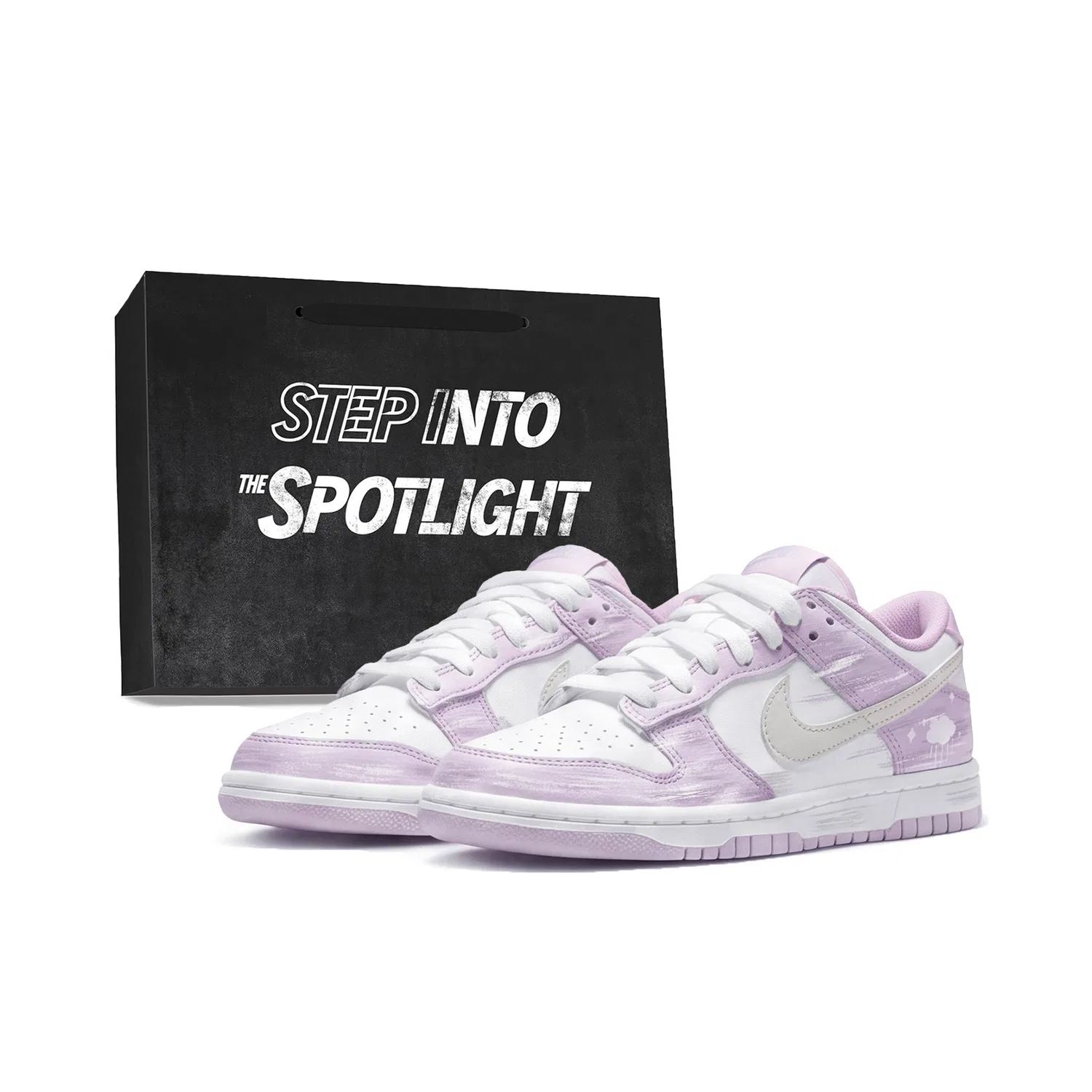 Кроссовки детские с принтом Nike Dunk EPI, Taro Purple, Nike, Taro Purple