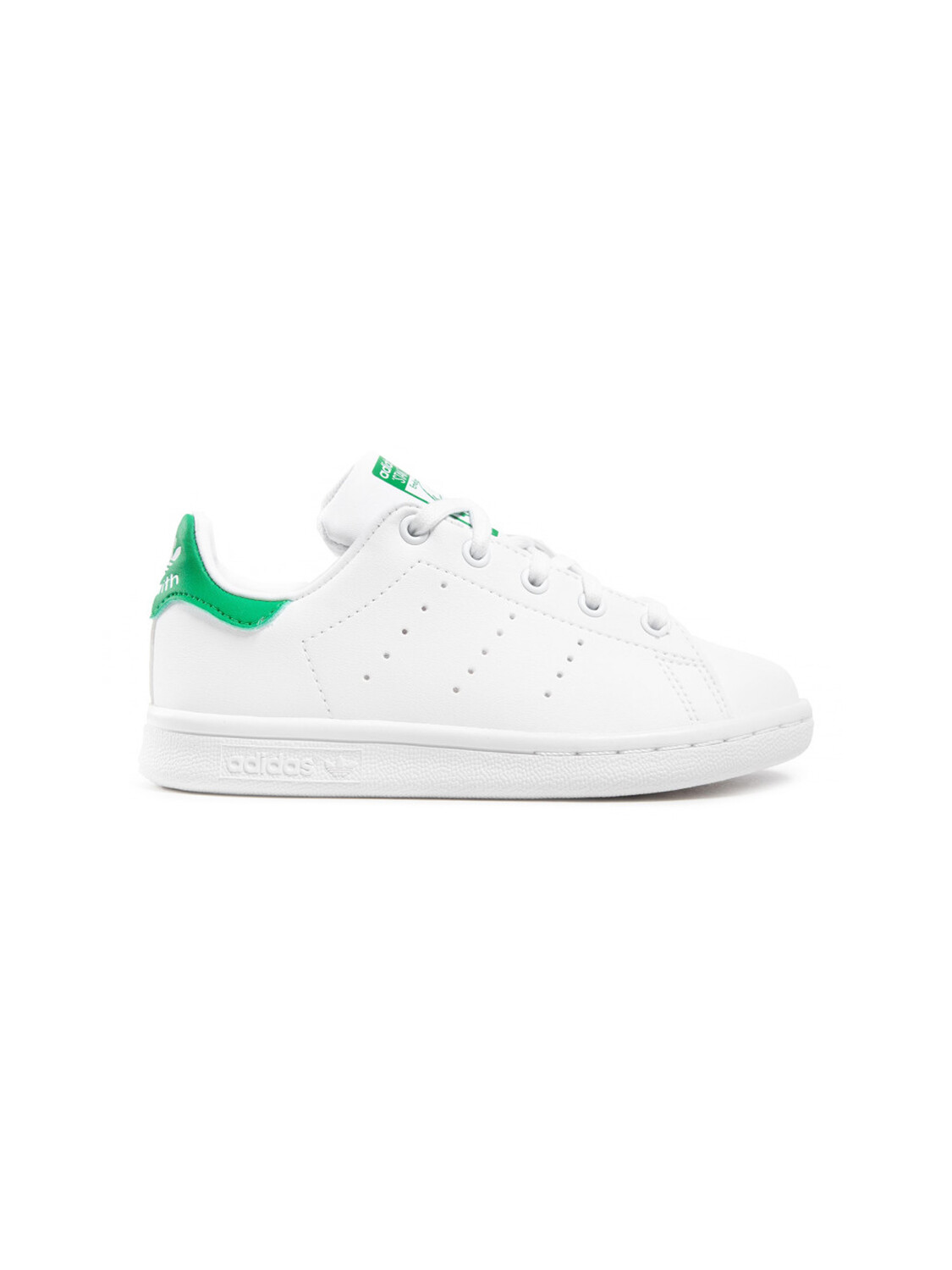 Adidas Стэн Смит для детей, белый/зеленый