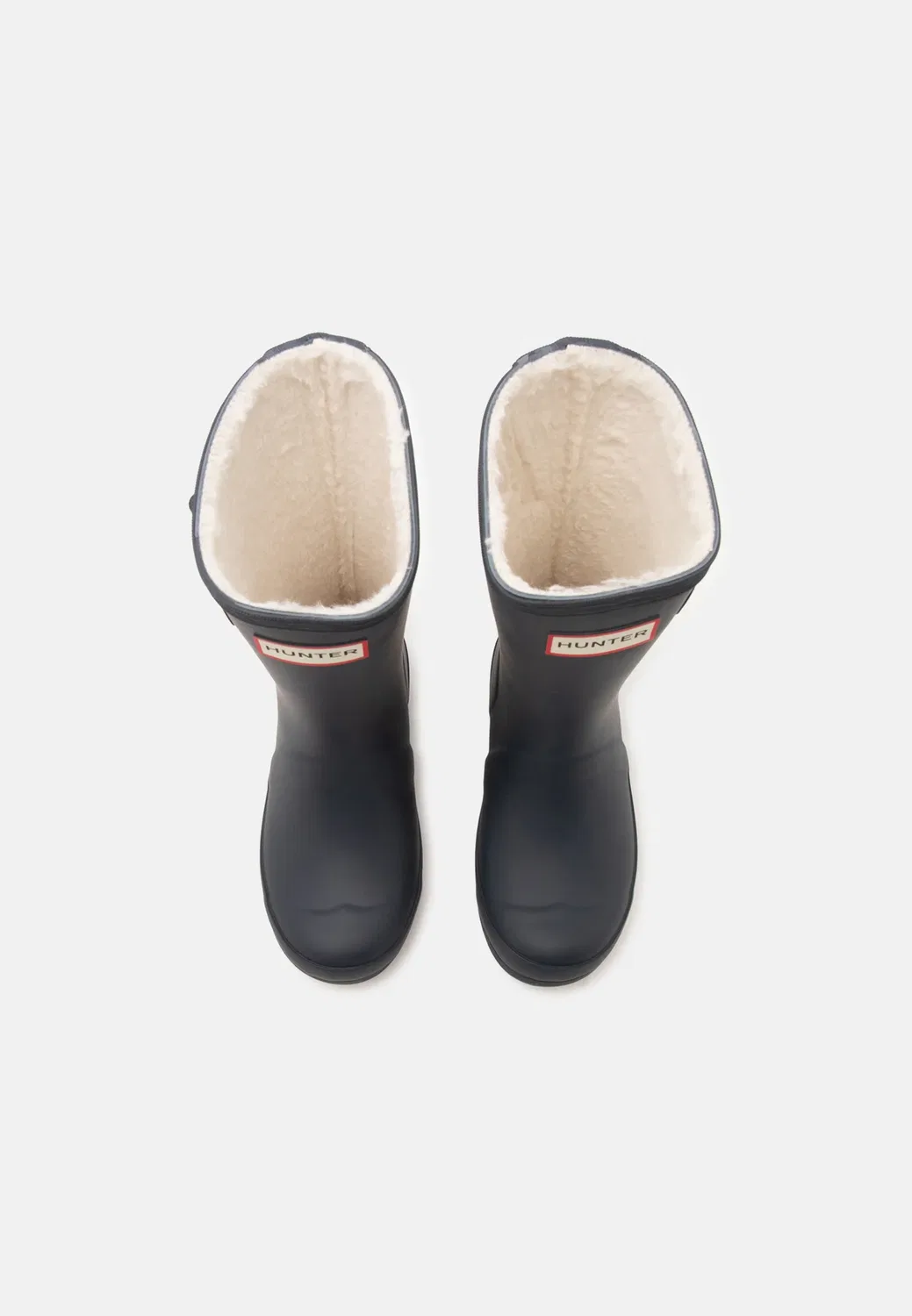 Детские утепленные сапоги унисекс - резиновые сапоги Hunter Original, Navy — фото 4