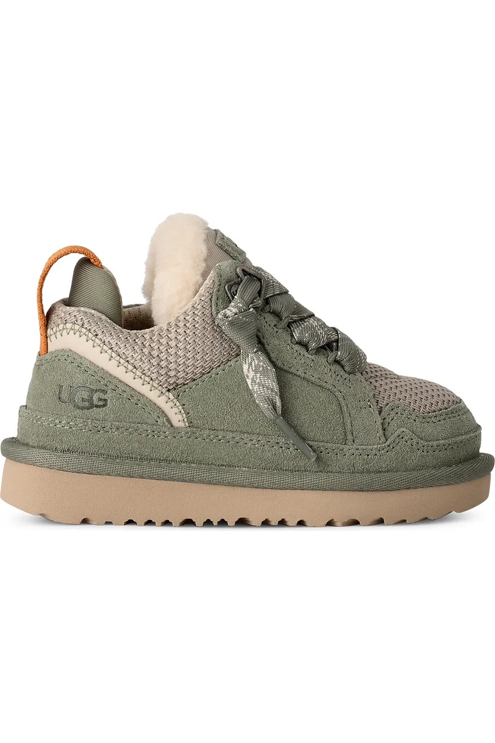Детские кроссовки низкие из замши Lowmel UGG, Shaded Clover — фото 3