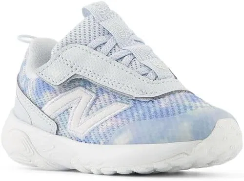 Детские кроссовки для девочек с липучкой New-b 1440 V1 New Balance, Ice Blue/Electric Sky/White — фото 3