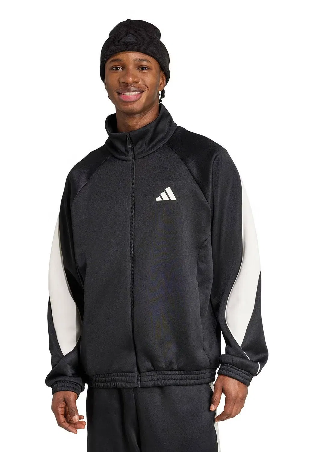 Олимпийка свободного кроя Stadium Adidas, черный