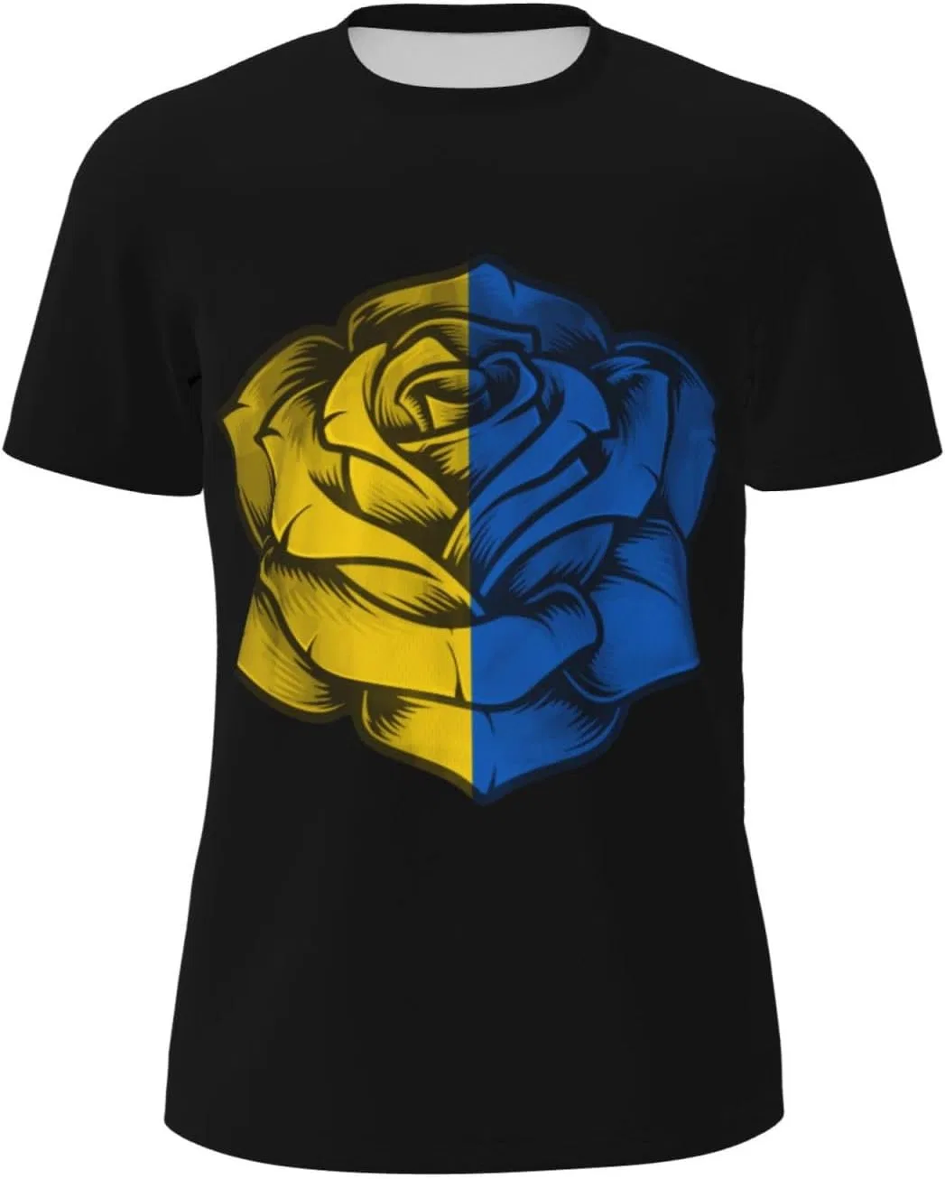 Мужская футболка с сетчатой тканью Crew Neck Tee, Black