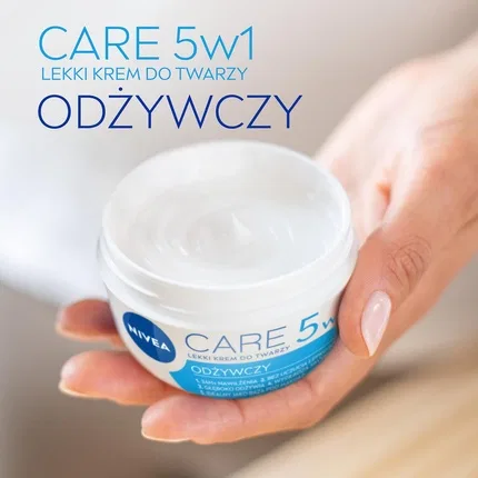 Крем для лица увлажняющий Nivea Care 5in1 Nourishing Light, 100 мл