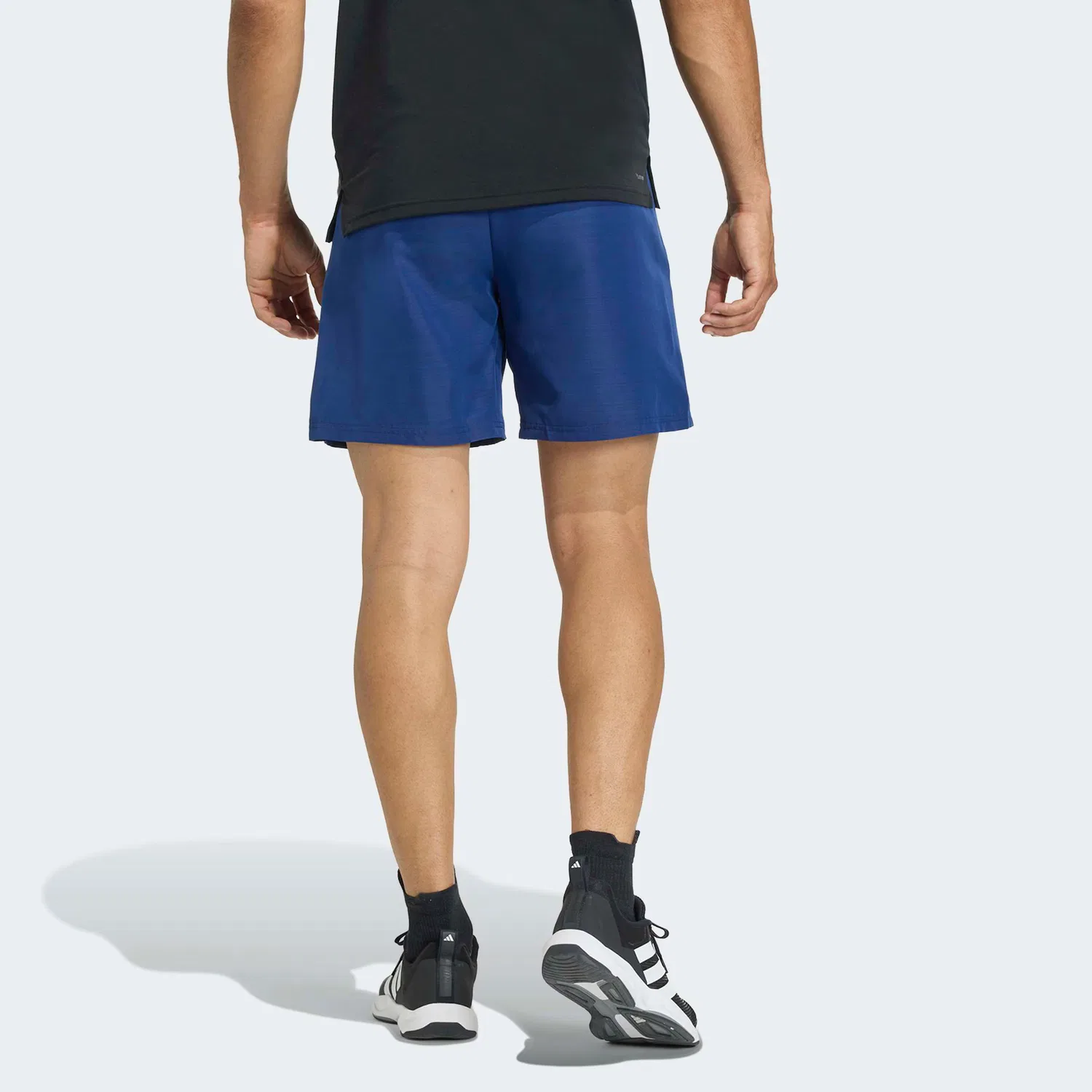 Спортивные шорты Adidas Performance Regular, темно-синие — фото 4