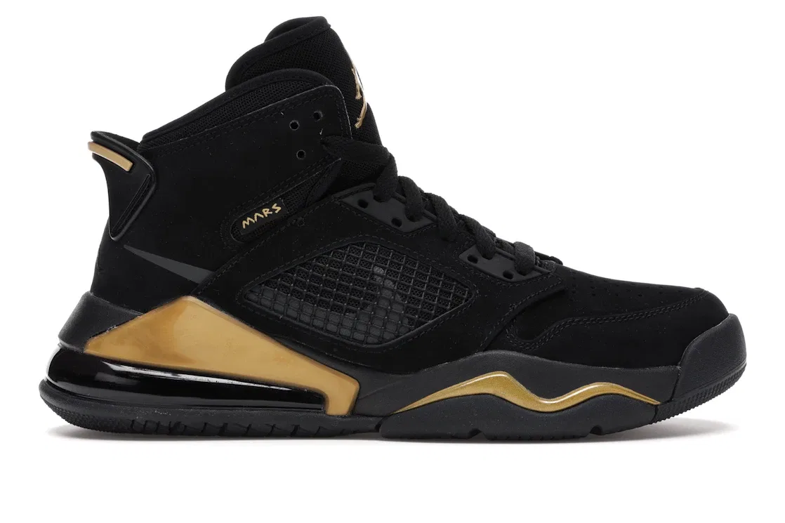Детские кроссовки Lifestyle Jordan Mars 270 Jordan, Black/Metallic Gold
