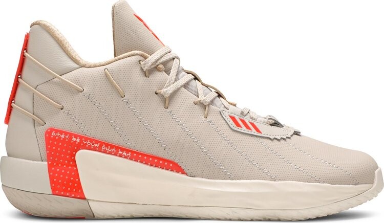 

Кроссовки Adidas Dame 7 'Bliss', кремовый, Бежевый, Кроссовки Adidas Dame 7 'Bliss', кремовый