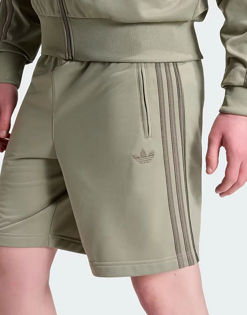 Шорты Adidas Originals Firebird серебристая галька — фото 4