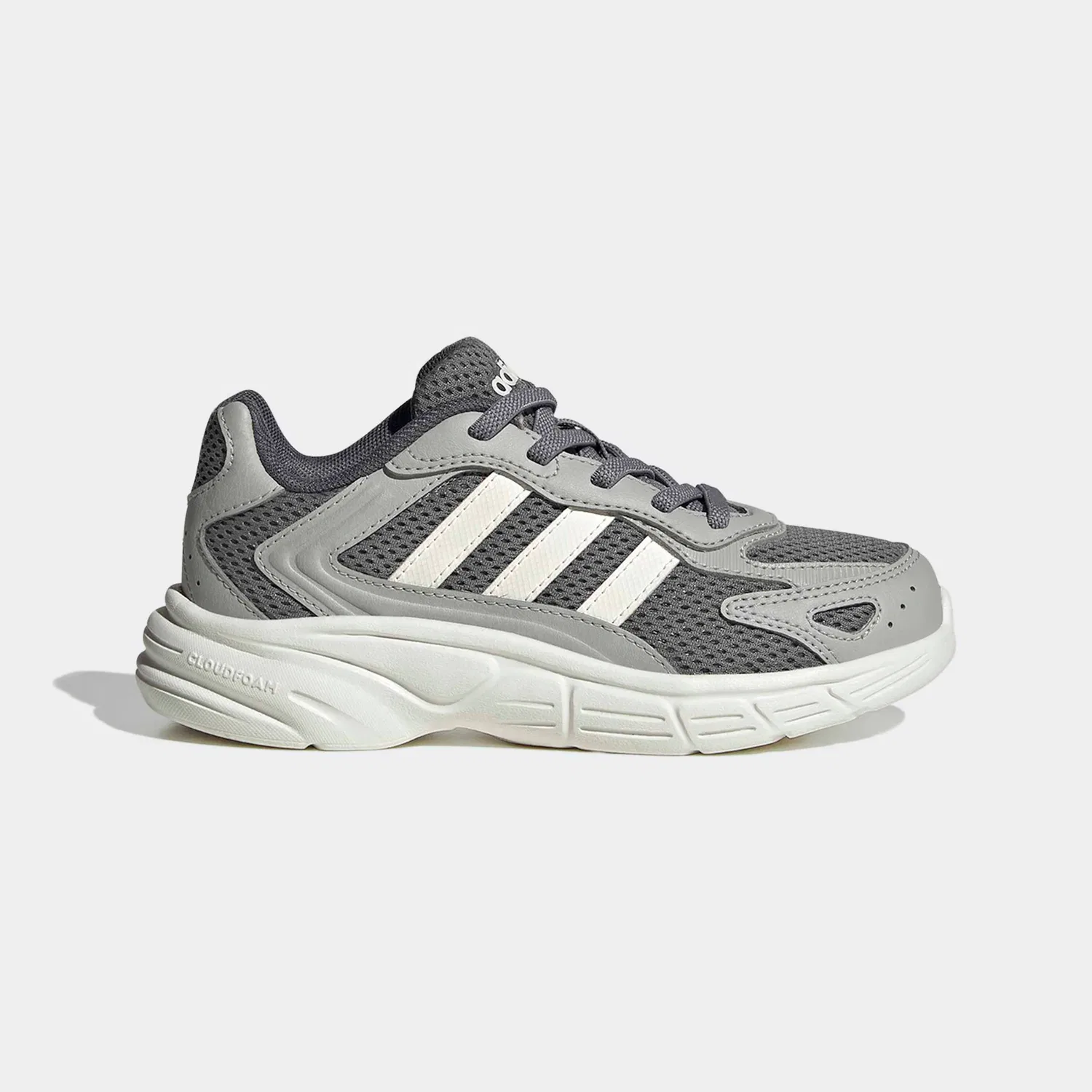 Детские кроссовки с Cloudfoam Adidas Sportswear, Grey Three/Core White/Grey Two — фото 2
