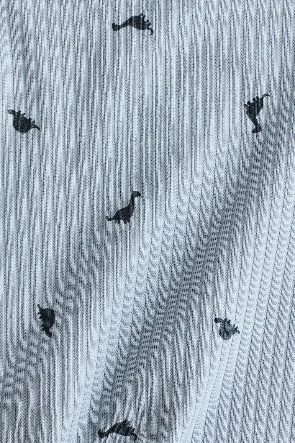 Комплект из ребристого хлопка H&M, Hellblau/Dinosaurier — фото 3