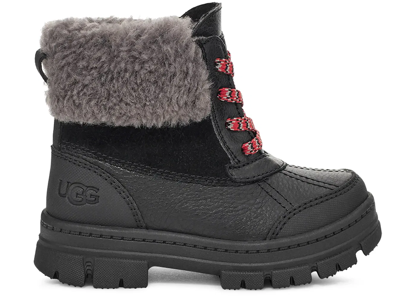 Детские ботинки с молнией UGG Ashton Addie Boot, Black