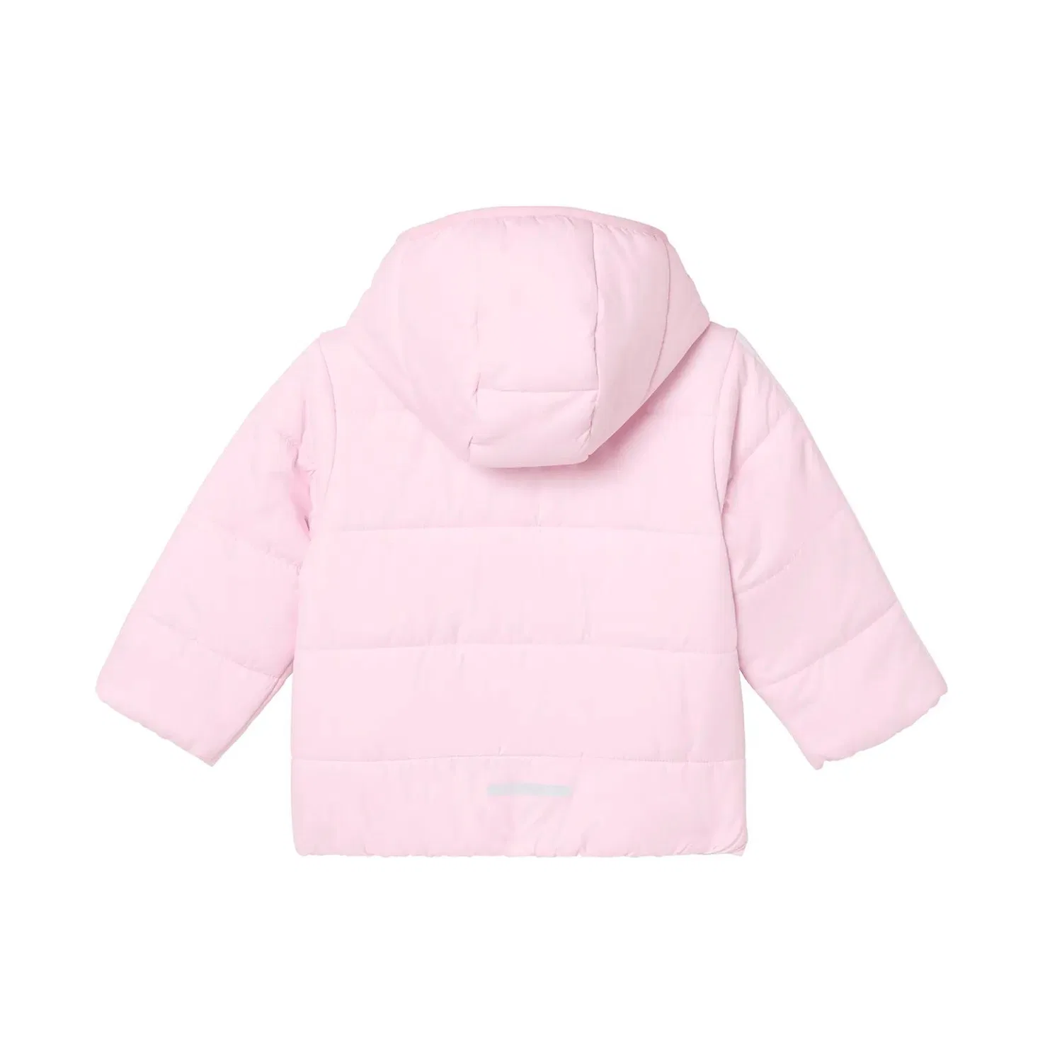 Детская куртка с капюшоном adidas Essentials 3 stripes, Rosa — фото 2