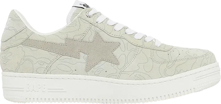 

Кроссовки Solebox x Bapesta Light Beige Line Camo, серый