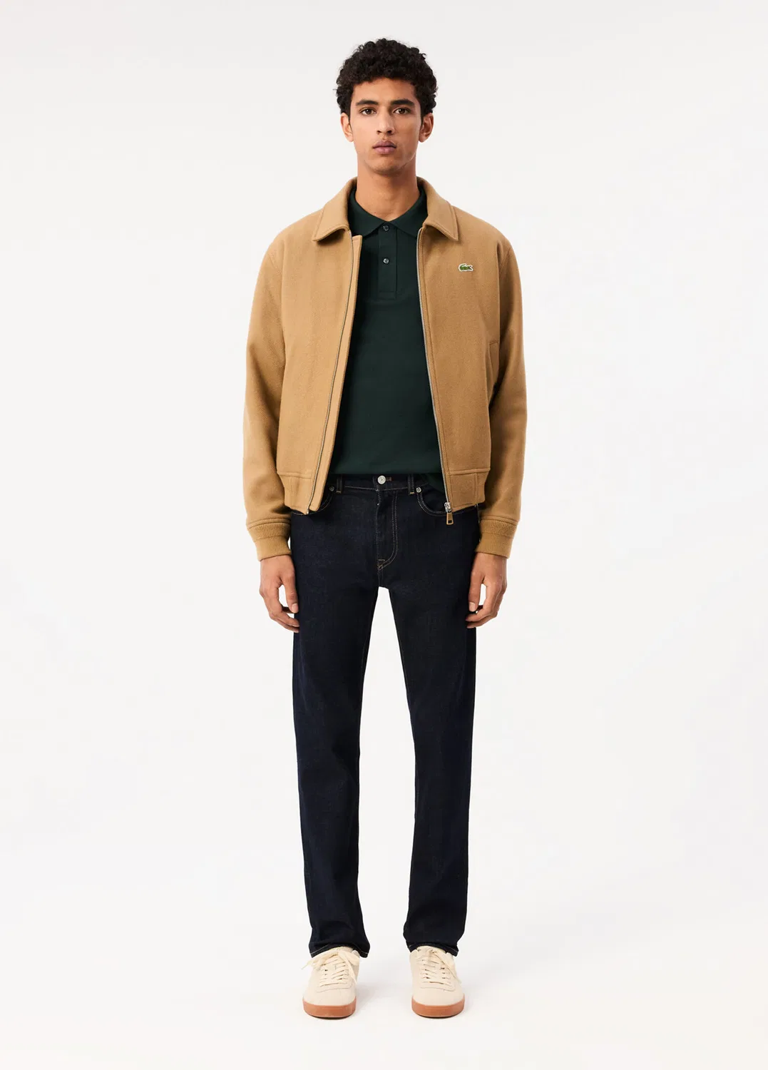 Поло Lacoste L.12.12 Slim Fit, green — фото 4